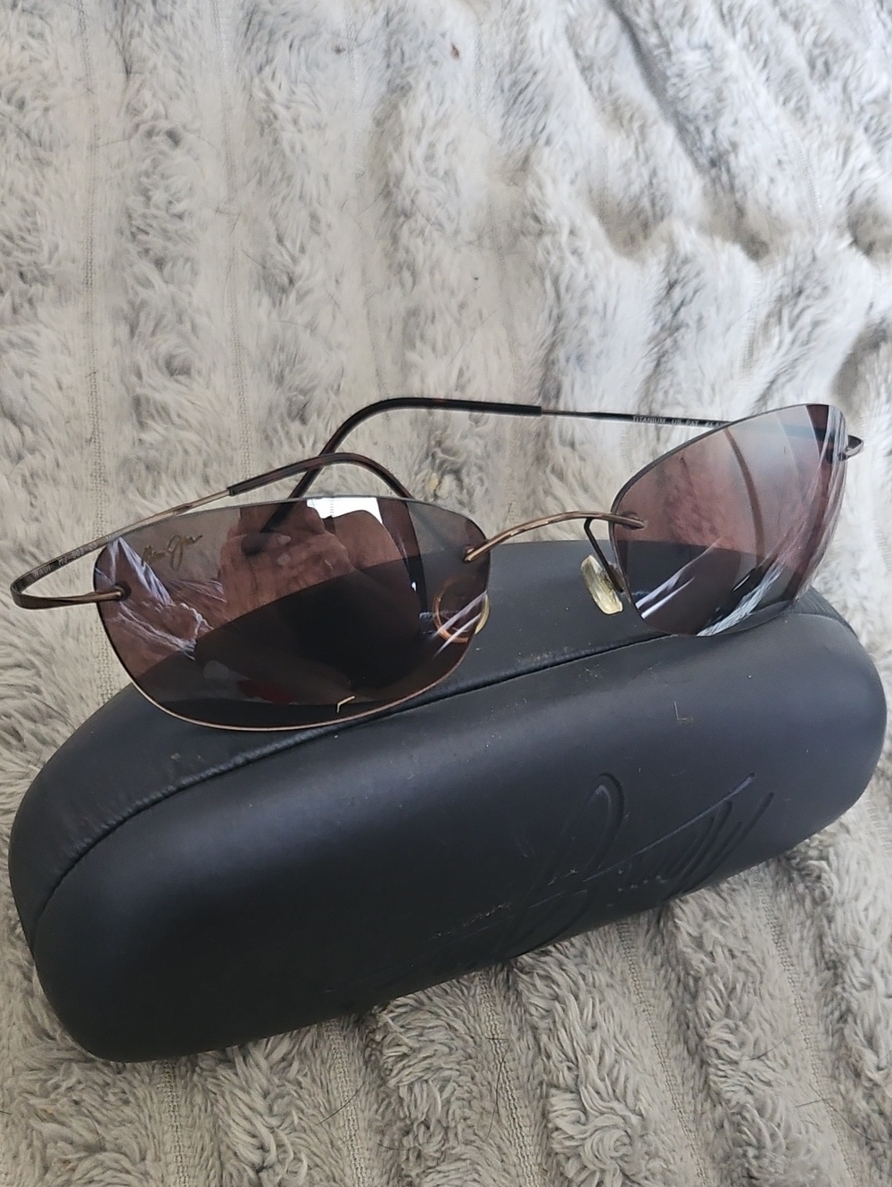 Maui Jim Wailea (MJ-503-23) Titanium Vintage perfect!!
